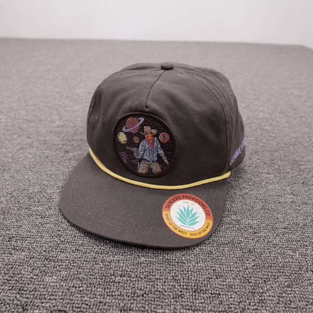 Sendero Provisions Co Hat Cap Snap Back Mens One Size Gray Cosmic Cowboy Rope